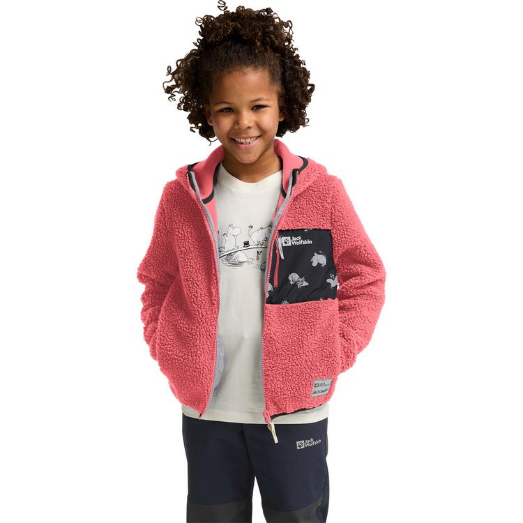 Jack Wolfskin Jack Wolfskin MOOMIN ICE CURL K Fleecejacke Kinder - sunset coral - 1 | SportScheck