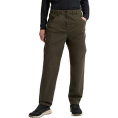 Rückansicht von Jack Wolfskin YUMA CARGO PANTS W Funktionshose Damen obsidian moss