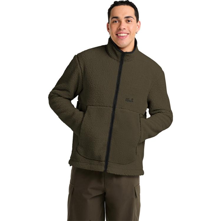 Jack Wolfskin Jack Wolfskin STONE LITE JKT M Fleecejacke Herren - obsidian moss - 0 | SportScheck