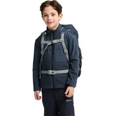 Rückansicht von Jack Wolfskin KIDS EXPLORER 20 Wanderrucksack Kinder midnight sky