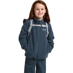 Rückansicht von Jack Wolfskin ISLAND MINI 10 Wanderrucksack Kinder midnight sky