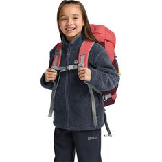 Rückansicht von Jack Wolfskin KIDS EXPLORER 20 Wanderrucksack Kinder sunset coral