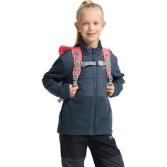 Rückansicht von Jack Wolfskin ISLAND MINI 10 Wanderrucksack Kinder sunset coral