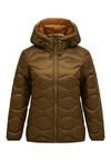 Peak Performance W Helium Down Hood Jacket Steppjacke Damen - khaki