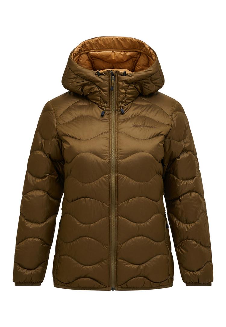 Peak Performance Peak Performance W Helium Down Hood Jacket Steppjacke Damen - khaki - 0 | SportScheck