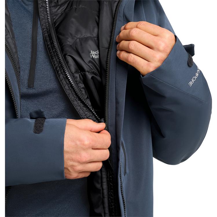 Jack Wolfskin Jack Wolfskin FLOWLINE 3IN1 JKT M Funktionsjacke Herren - midnight sky - 0 | SportScheck