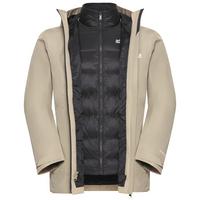 Jack Wolfskin ICECAPE 3IN1 DOWN JKT M DOWN RDS Funktionsjacke Herren - linen