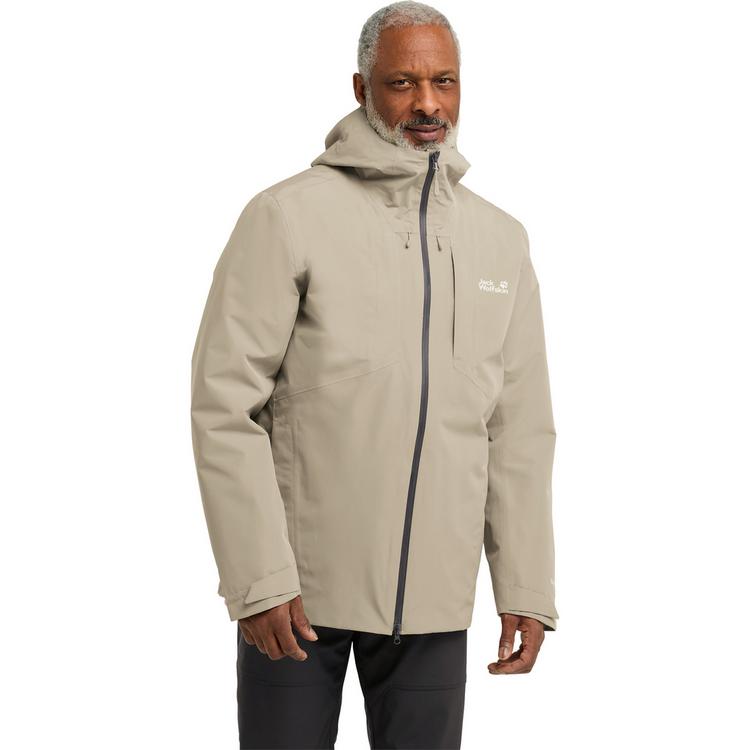 Jack Wolfskin Jack Wolfskin ICECAPE 3IN1 DOWN JKT M DOWN RDS Funktionsjacke Herren - linen - 3 | SportScheck