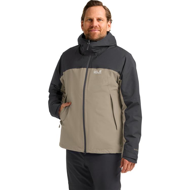 Jack Wolfskin Jack Wolfskin WILD PLACES 3IN1 JKT M Funktionsjacke Herren - linen - 3 | SportScheck