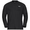 Jack Wolfskin PRELIGHT TRAIL CREW M Sweatshirt Herren - black