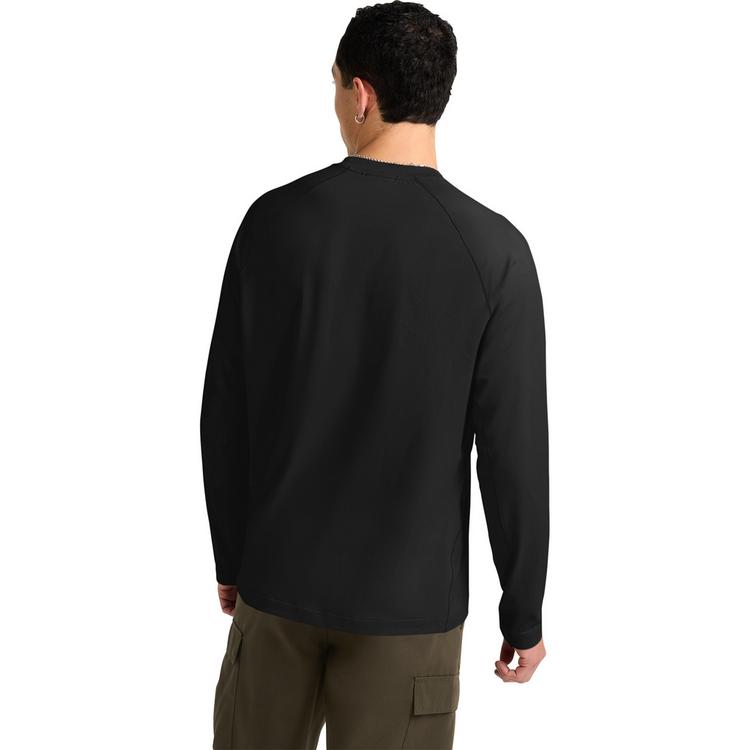 Jack Wolfskin Jack Wolfskin PRELIGHT TRAIL CREW M Sweatshirt Herren - black - 1 | SportScheck