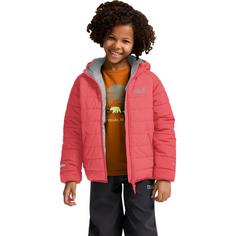 Rückansicht von Jack Wolfskin ZENON JKT KIDS Funktionsjacke Kinder sunset coral