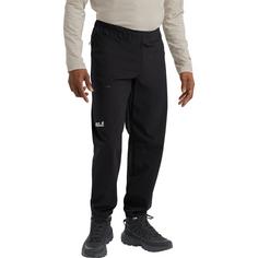 Rückansicht von Jack Wolfskin PRELIGHT TRAIL PANTS M Funktionshose Herren black