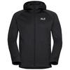 Jack Wolfskin PEAK DISTRICT HOODED FZ M Fleecejacke Herren - black