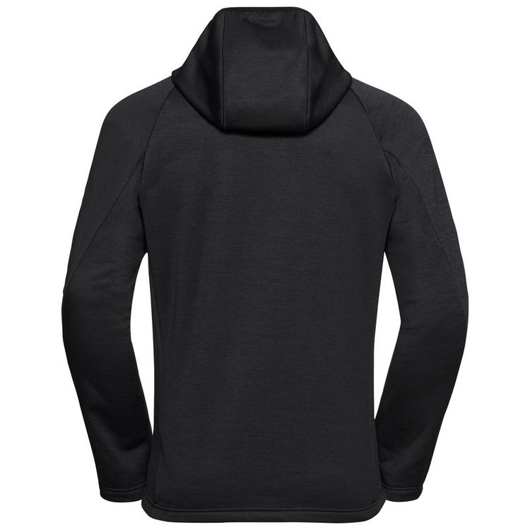 Jack Wolfskin Jack Wolfskin PEAK DISTRICT HOODED FZ M Fleecejacke Herren - black - 0 | SportScheck