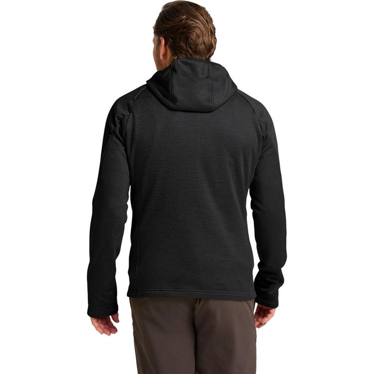 Jack Wolfskin Jack Wolfskin PEAK DISTRICT HOODED FZ M Fleecejacke Herren - black - 1 | SportScheck