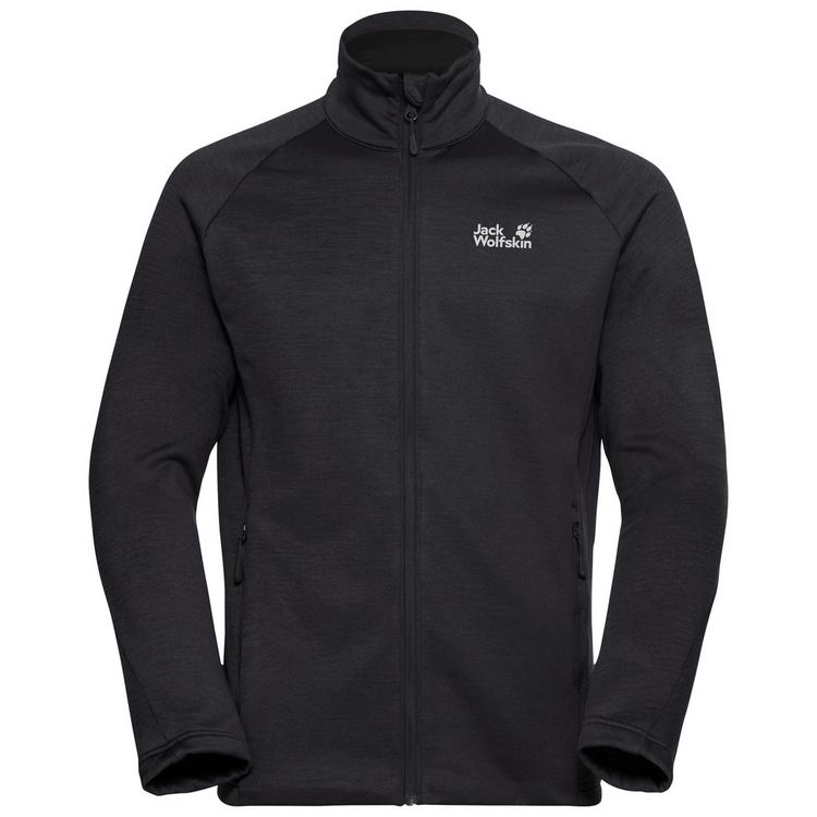 Jack Wolfskin Jack Wolfskin PEAK DISTRICT FZ M Fleecejacke Herren - black - 0 | SportScheck