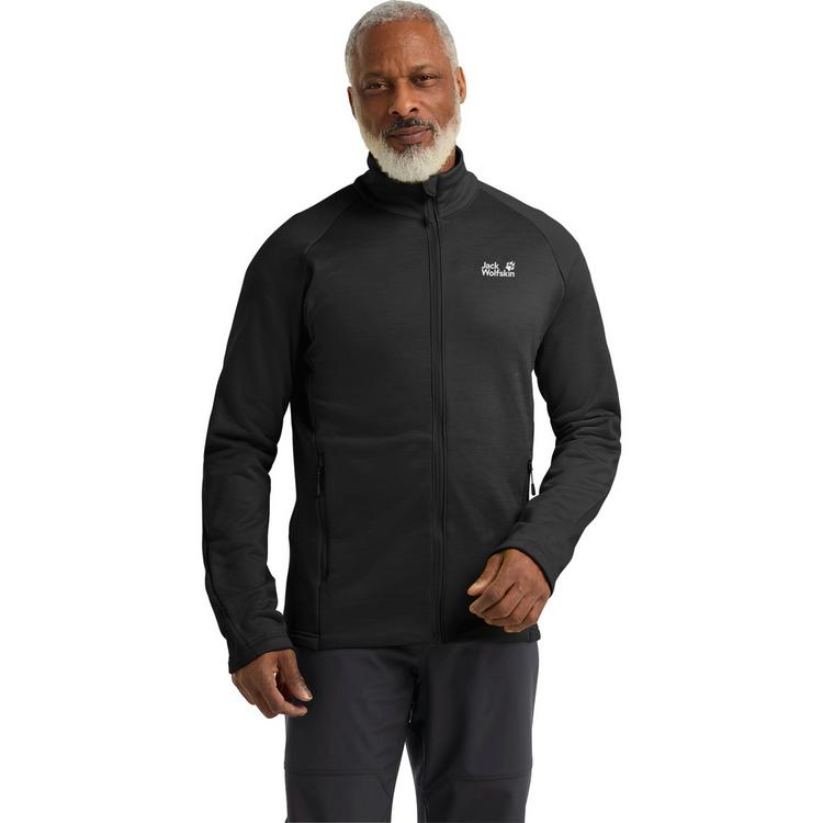 Jack Wolfskin Jack Wolfskin PEAK DISTRICT FZ M Fleecejacke Herren - black - 0 | SportScheck