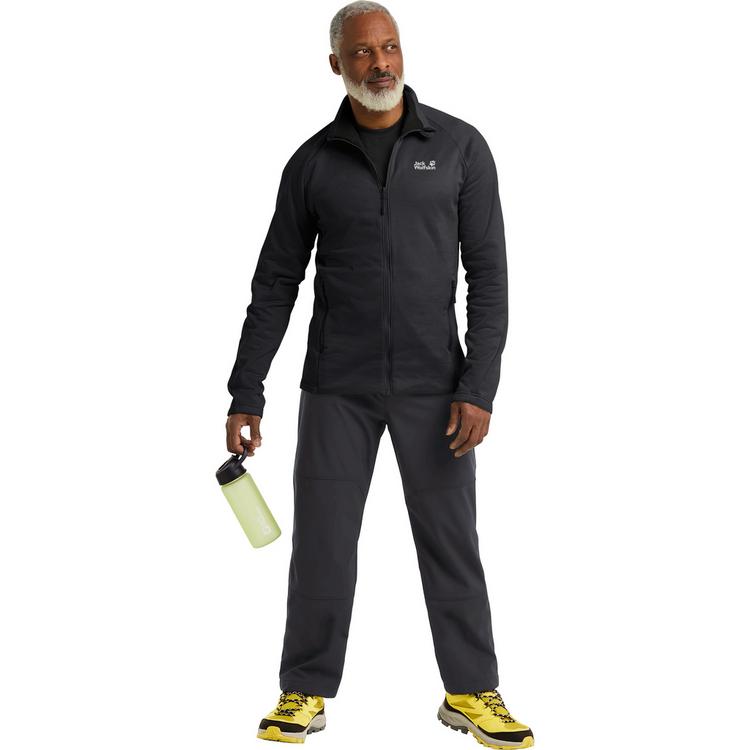 Jack Wolfskin Jack Wolfskin PEAK DISTRICT FZ M Fleecejacke Herren - black - 2 | SportScheck