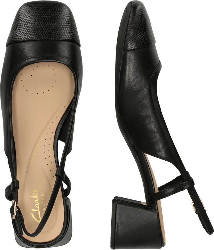 Clarks Clarks Nyta45 Sling Halbschuhe Damen - 1216D Black Combi Lea - 4 | SportScheck