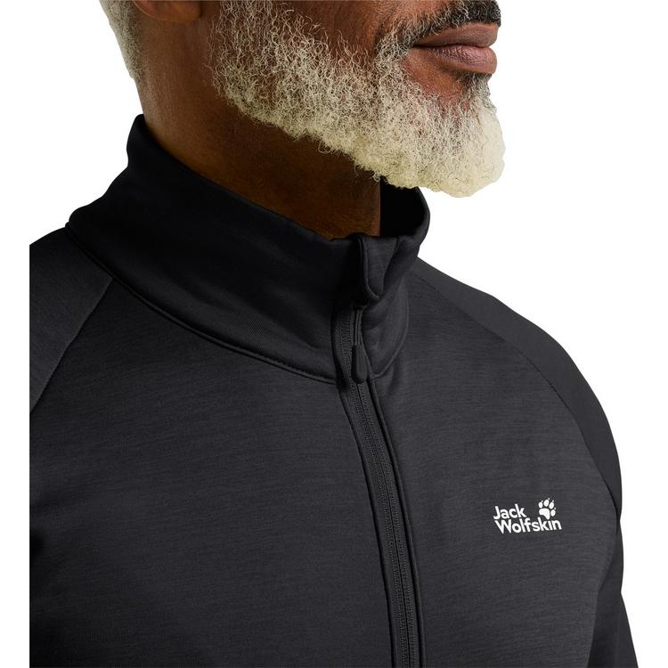Jack Wolfskin Jack Wolfskin PEAK DISTRICT FZ M Fleecejacke Herren - black - 2 | SportScheck