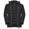 Jack Wolfskin ICECAPE 3IN1 DOWN JKT M DOWN RDS Funktionsjacke Herren - black