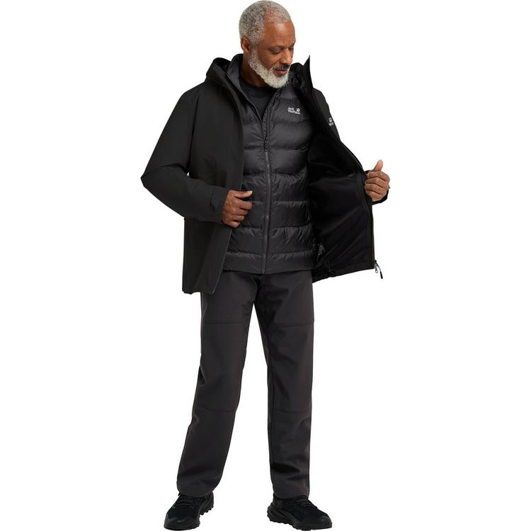 Jack Wolfskin Jack Wolfskin ICECAPE 3IN1 DOWN JKT M DOWN RDS Funktionsjacke Herren - black - 2 | SportScheck