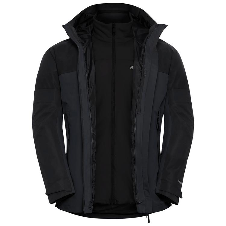 Jack Wolfskin Jack Wolfskin WILD PLACES 3IN1 JKT M Funktionsjacke Herren - phantom - 0 | SportScheck