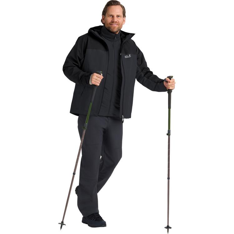 Jack Wolfskin Jack Wolfskin WILD PLACES 3IN1 JKT M Funktionsjacke Herren - phantom - 2 | SportScheck
