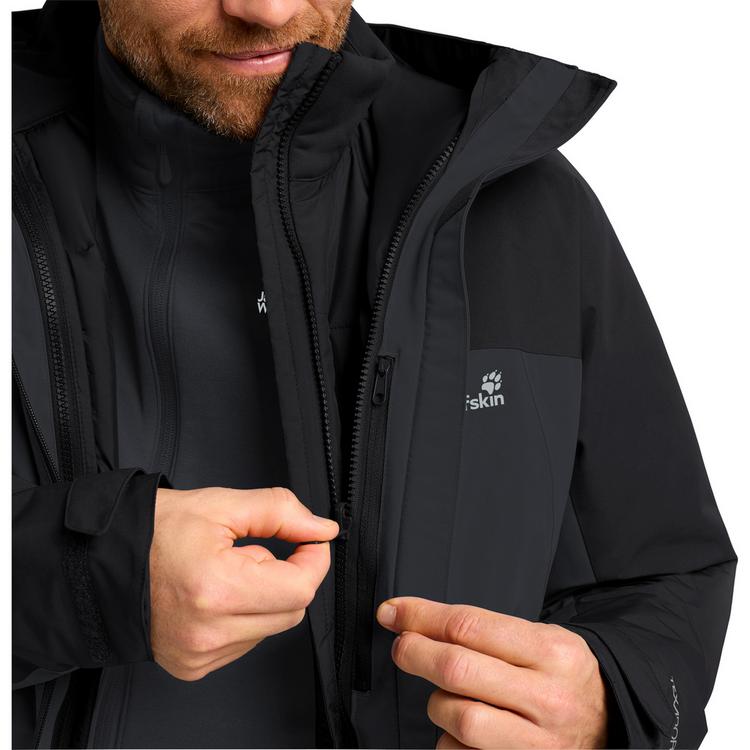 Jack Wolfskin Jack Wolfskin WILD PLACES 3IN1 JKT M Funktionsjacke Herren - phantom - 0 | SportScheck