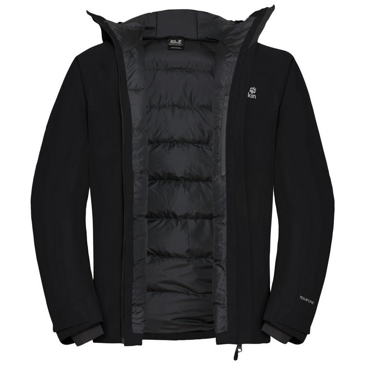Jack Wolfskin Jack Wolfskin ICECAPE 2L DOWN INS JKT M RDS Daunenjacke Herren - black - 3 | SportScheck