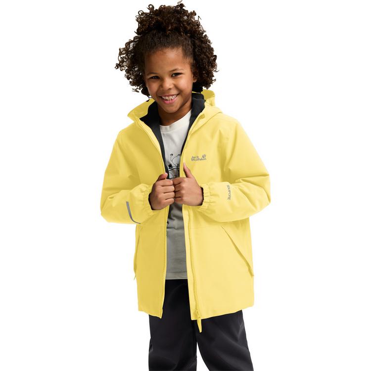 Jack Wolfskin Jack Wolfskin SNOW DAYS JKT KIDS Fleecejacke Kinder - lemon ice - 1 | SportScheck