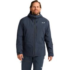 Rückansicht von Jack Wolfskin FLOWLINE PRO 2L INS JKT M Skijacke Herren midnight sky