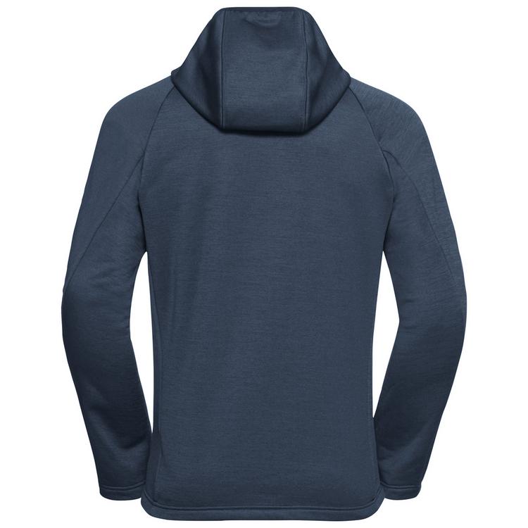 Jack Wolfskin Jack Wolfskin PEAK DISTRICT HOODED FZ M Fleecejacke Herren - midnight sky - 0 | SportScheck