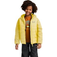 Rückansicht von Jack Wolfskin ZENON JKT KIDS Funktionsjacke Kinder lemon ice