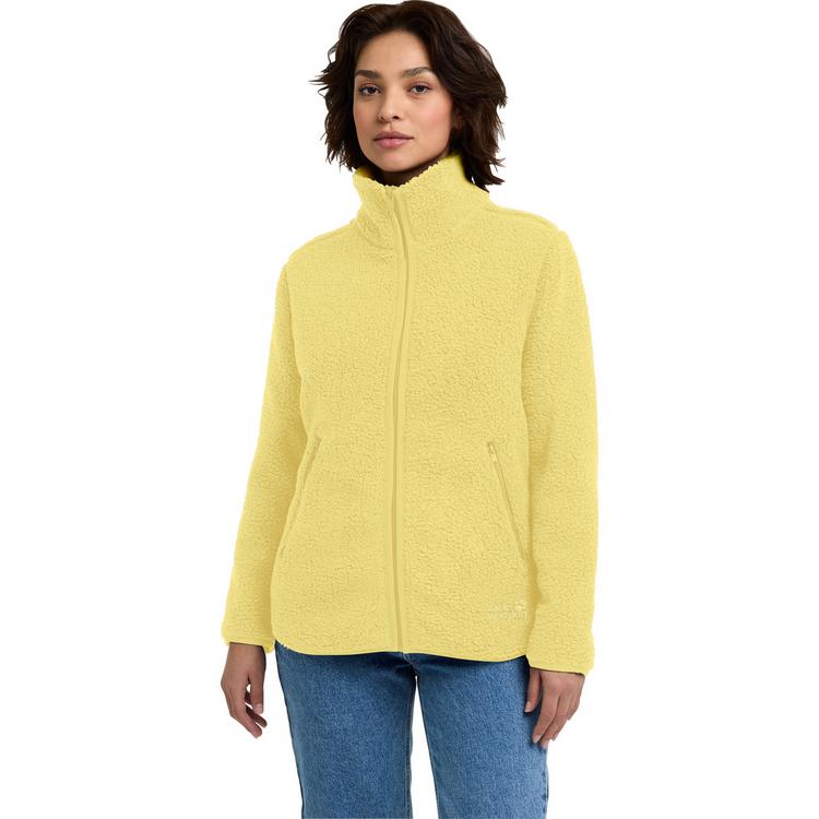 Jack Wolfskin Jack Wolfskin HIGH CURL JKT W Fleecejacke Damen - lemon ice - 0 | SportScheck