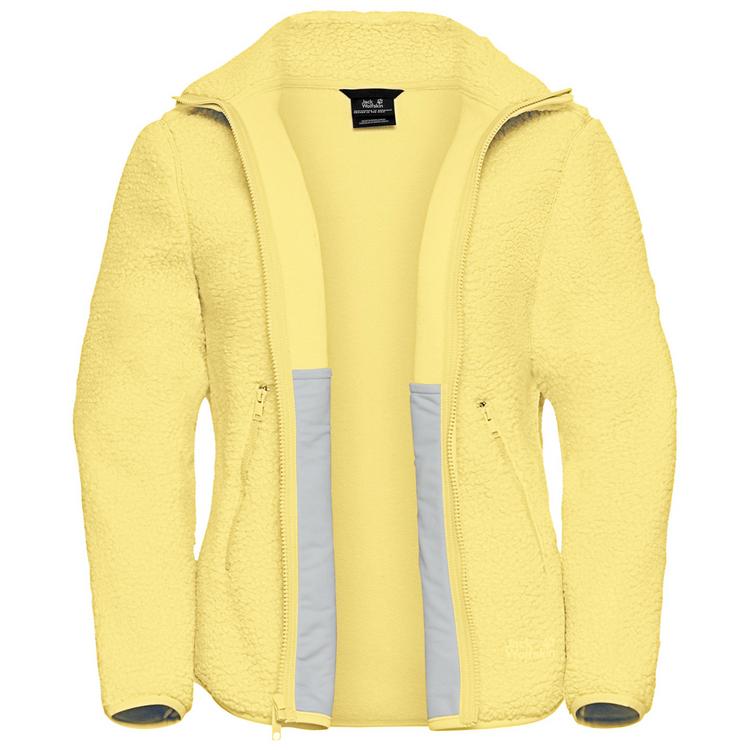 Jack Wolfskin Jack Wolfskin HIGH CURL JKT W Fleecejacke Damen - lemon ice - 3 | SportScheck