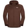 Jack Wolfskin PEAK DISTRICT HOODED FZ M Fleecejacke Herren - hot choc