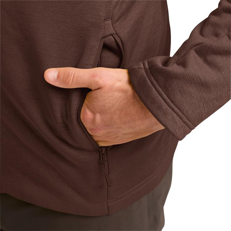 Jack Wolfskin Jack Wolfskin PEAK DISTRICT HOODED FZ M Fleecejacke Herren - hot choc - 0 | SportScheck