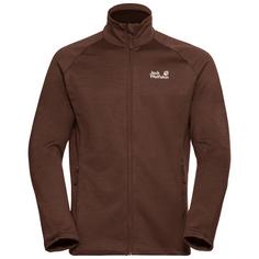 Jack Wolfskin PEAK DISTRICT FZ M Fleecejacke Herren hot choc