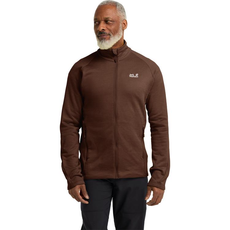 Jack Wolfskin Jack Wolfskin PEAK DISTRICT FZ M Fleecejacke Herren - hot choc - 0 | SportScheck