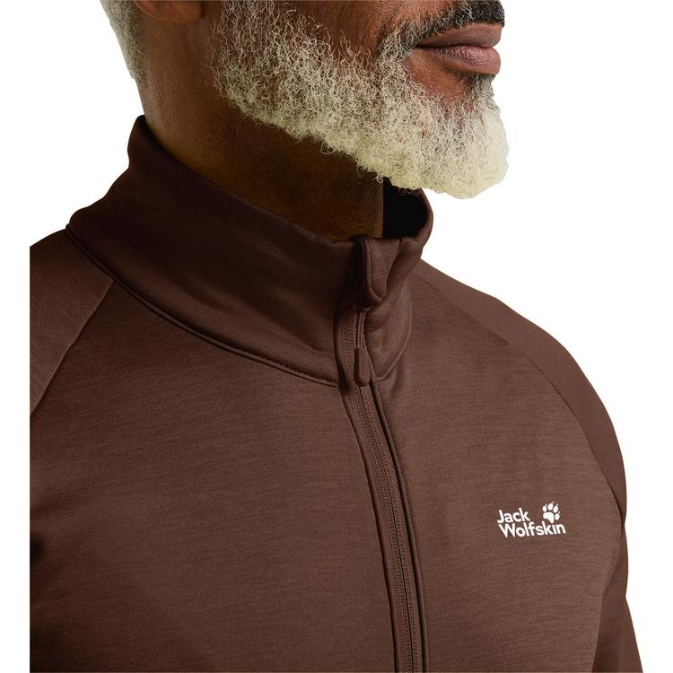 Jack Wolfskin Jack Wolfskin PEAK DISTRICT FZ M Fleecejacke Herren - hot choc - 2 | SportScheck