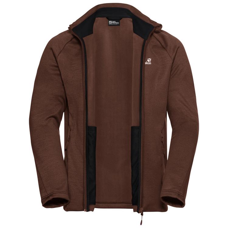 Jack Wolfskin Jack Wolfskin PEAK DISTRICT FZ M Fleecejacke Herren - hot choc - 3 | SportScheck