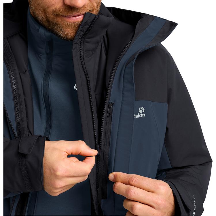 Jack Wolfskin Jack Wolfskin WILD PLACES 3IN1 JKT M Funktionsjacke Herren - midnight sky - 0 | SportScheck