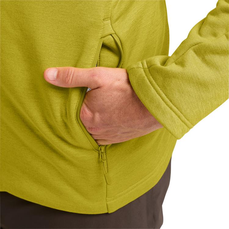 Jack Wolfskin Jack Wolfskin PEAK DISTRICT HOODED FZ M Fleecejacke Herren - chartreuse - 0 | SportScheck