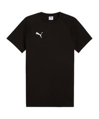 PUMA teamEVOSTRIPE T-Shirt Funktionsshirt Herren - schwarz