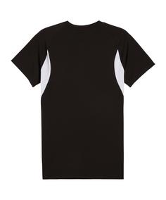 Rückansicht von PUMA teamEVOSTRIPE T-Shirt Funktionsshirt Herren schwarz