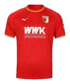 Mizuno FC Augsburg Trikot Away 2025/2026 Fußballtrikot Herren rot