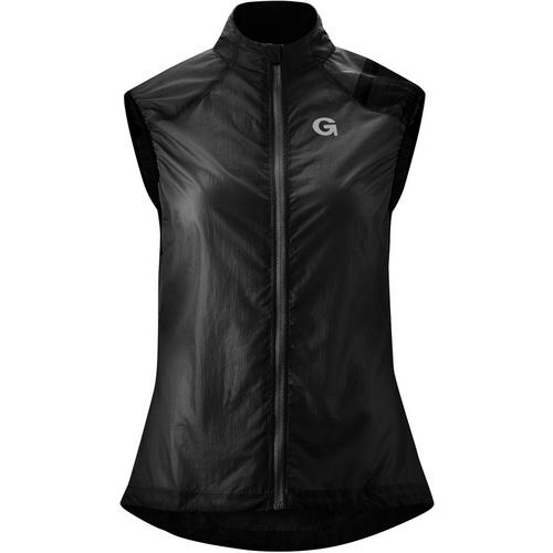 Rückansicht von Gonso Varone Outdoorweste Damen Schwarz