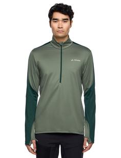 Rückansicht von VAUDE Men's Livigno Halfzip II Sweatshirt Herren agave